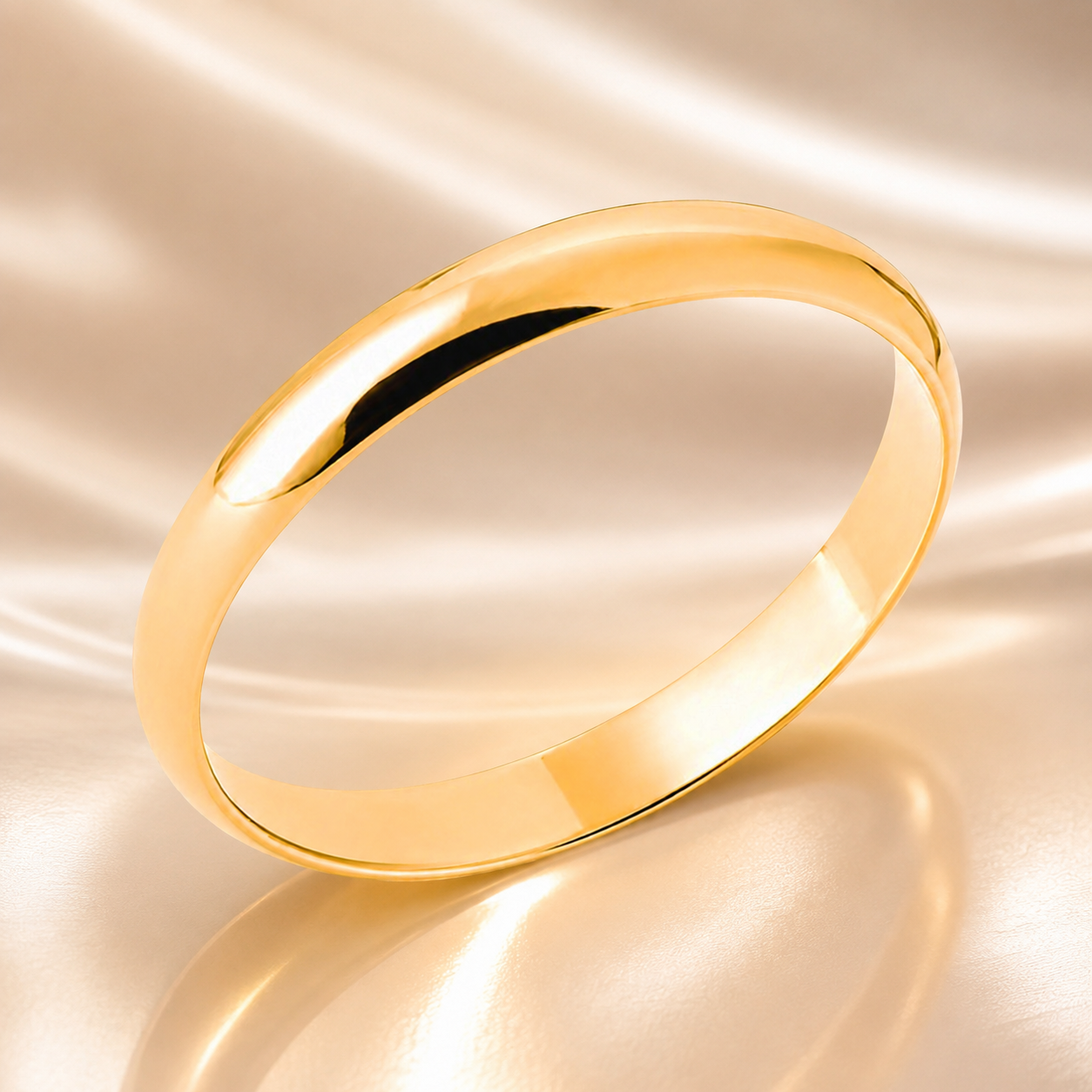 Alliance Fine Plaqué Or 18 Carats – 3 mm