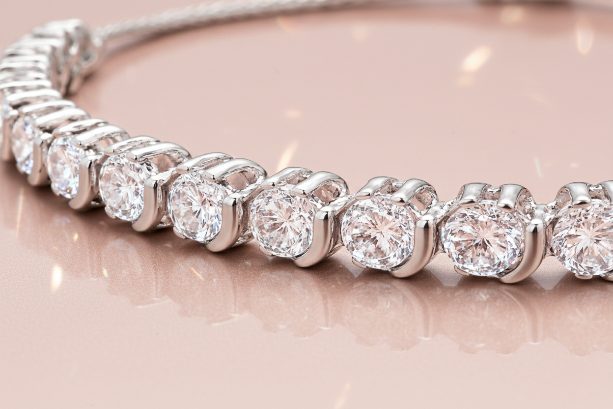 Bracelet Élégance Cristalline – Argent 925 Rhodié & Swarovski® Elements