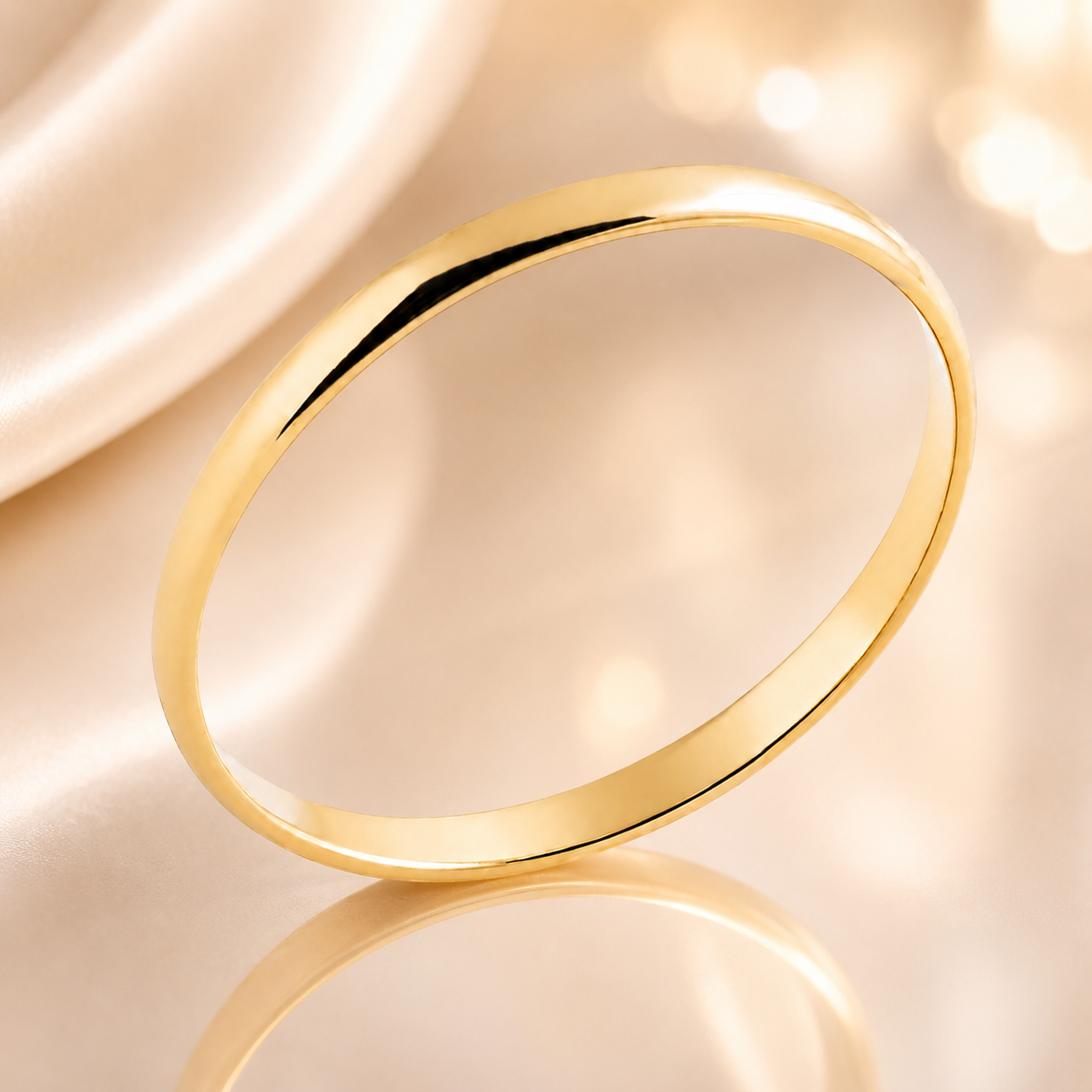 Alliance Fine Plaqué Or 18 Carats – 2 mm