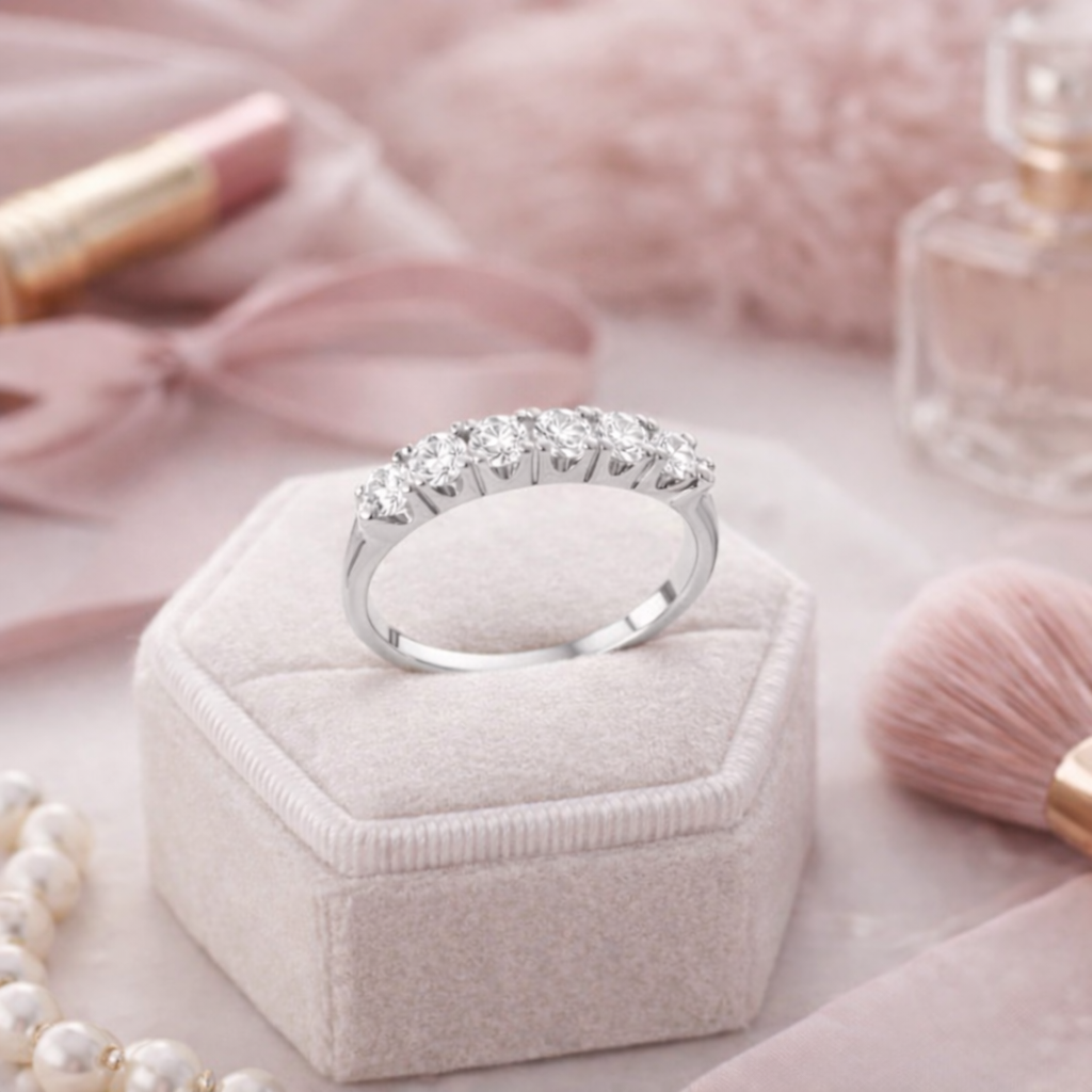 Bague Zirconia Élégance – Argent 925 Rhodié & Zirconiums 3 mm