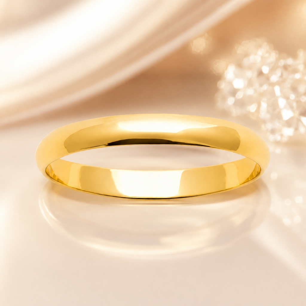 Alliance Fine Plaqué Or 18 Carats – 3 mm