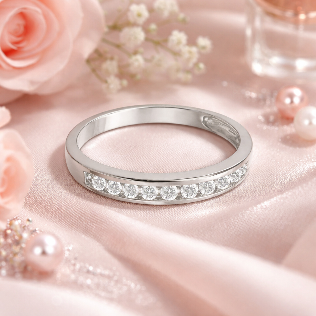 Bague Éclat Zirconia – Argent 925 Rhodié
